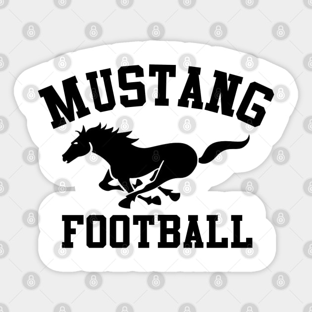 GG Mustangs BL Sticker by PopCultureShirts